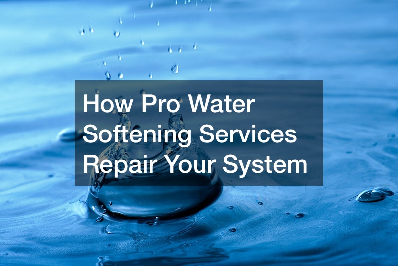 How Pro Water Softening Services Repair Your System