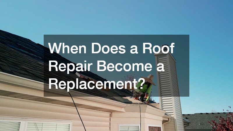 When Does a Roof Repair Become a Replacement?